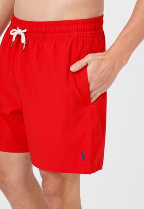 Traje de Baño Rojo Polo Ralph Lauren