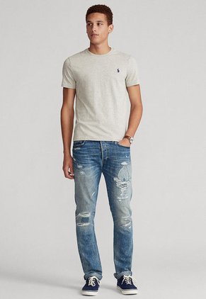 Camiseta Beige-Gris Polo Ralph Lauren