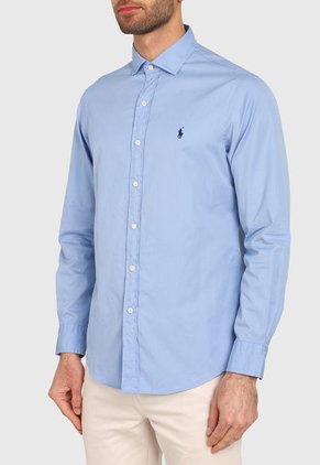 Camisa Azul Polo Ralph Lauren
