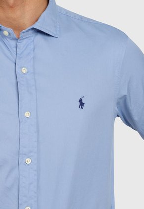 Camisa Azul Polo Ralph Lauren