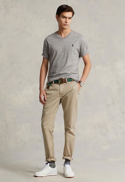 Camiseta Gris Polo Ralph Lauren