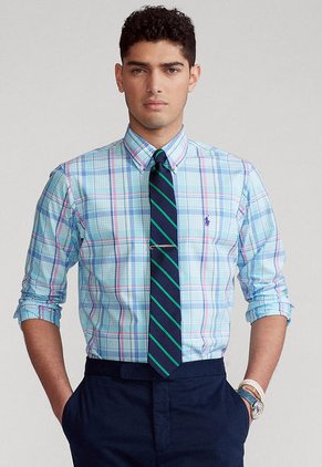 Camisa Azul-Rosa Polo Ralph Lauren