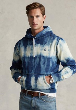 Hoodie Azul-Marfil Polo Ralph Lauren