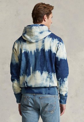 Hoodie Azul-Marfil Polo Ralph Lauren