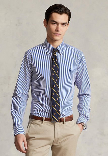Camisa Azul-Blanco Polo Ralph Lauren