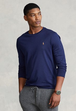 Camiseta Manga Larga Azul Navy Polo Ralph Lauren