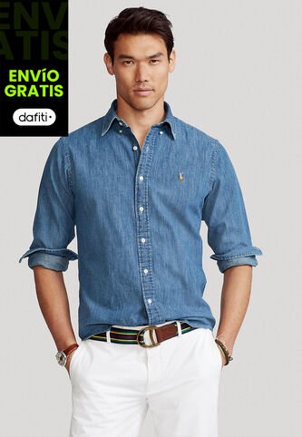 Camisa Azul Ralph Lauren Polo Ralph Lauren