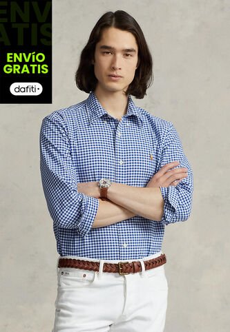 Camisa Azul-Blanco Polo Ralph Lauren Polo Ralph Lauren
