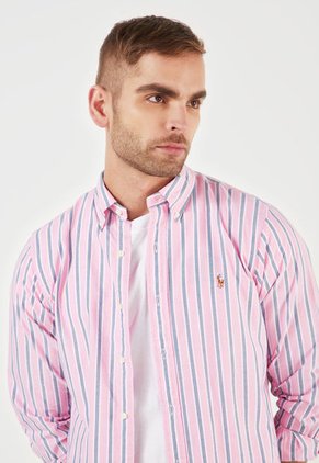 Camisa Rosa-Azul-Verde Polo Ralph Lauren