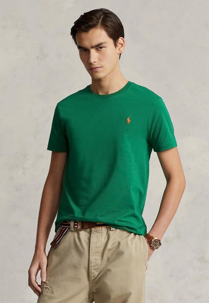 camisa polo ralph lauren verde agua