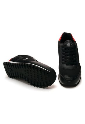 Tenis Negro-Rojo-Blanco Polo Ralph Lauren