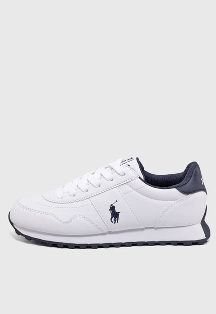 Tenis Lifestyle Blanco-Azul Polo Ralph Lauren Jr Train 89 PP