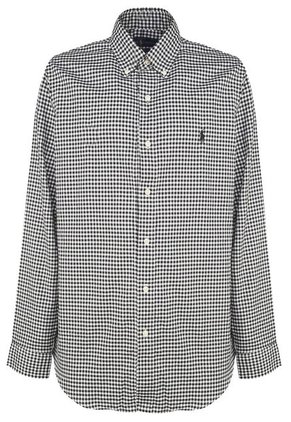 Camisa Negro-Blanco Polo Ralph Lauren Multi Cu Bd Ppc