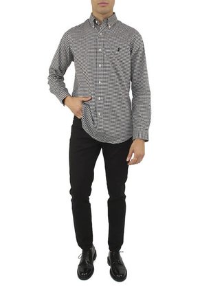 Camisa Negro-Blanco Polo Ralph Lauren Multi Cu Bd Ppc