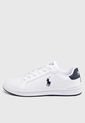 Tenis Lifestyle Blanco-Azul  Polo Ralph Lauren Jr Heritage Court II de Polo Ralph Lauren
