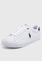 Tenis Lifestyle Lifestyle Blanco-Azul Polo Ralph Lauren Jr Theron V de Polo Ralph Lauren
