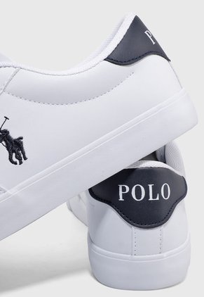Tenis Lifestyle Lifestyle Blanco-Azul Polo Ralph Lauren Jr Theron V