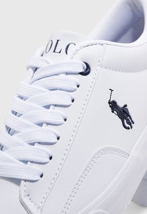 Tenis Lifestyle Lifestyle Blanco-Azul Polo Ralph Lauren Jr Theron V