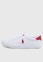 Tenis Lifestyle Blanco-Rojo Polo Ralph Lauren Jr Theron V de Polo Ralph Lauren
