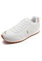 Tenis Blanco-Dorado Polo Ralph Lauren de Polo Ralph Lauren
