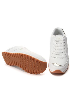 Tenis Blanco-Dorado Polo Ralph Lauren