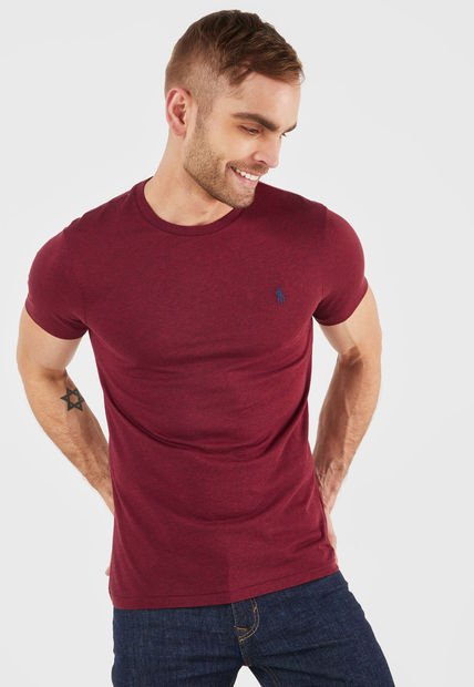 Camiseta Vinotinto-Azul Polo Ralph Lauren