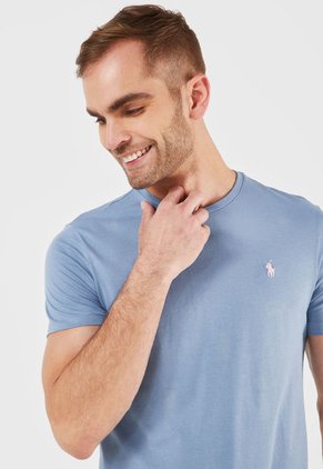Camiseta Azul-Rosa Polo Ralph Lauren