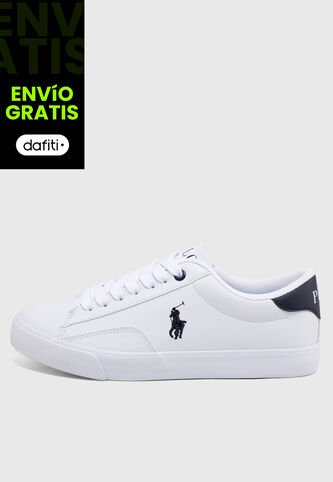 Tenis Lifestyle Polo Ralph Lauren Jr Theron V Blanco Polo Ralph Lauren