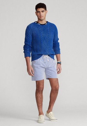 Pantaloneta Azul-Blanco Polo Ralph Lauren