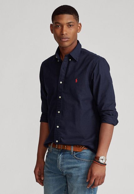 Camisa Azul Navy Polo Ralph Lauren