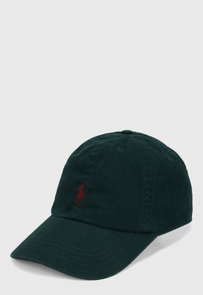 Gorra Verde Oscuro-Vinotinto Polo Ralph Lauren
