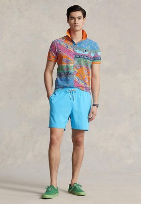 Pantaloneta de Baño Celeste Polo Ralph Lauren Traveler