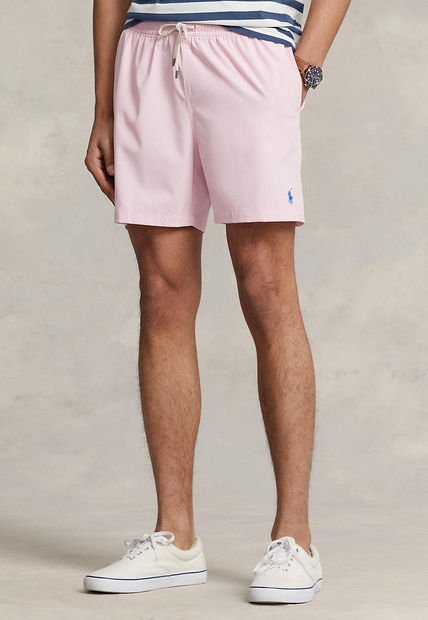 Pantaloneta de Baño Rosa Polo Ralph Lauren Traveler