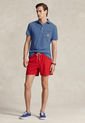 Pantaloneta de Baño Rojo-Blanco Polo Ralph Lauren de Polo Ralph Lauren