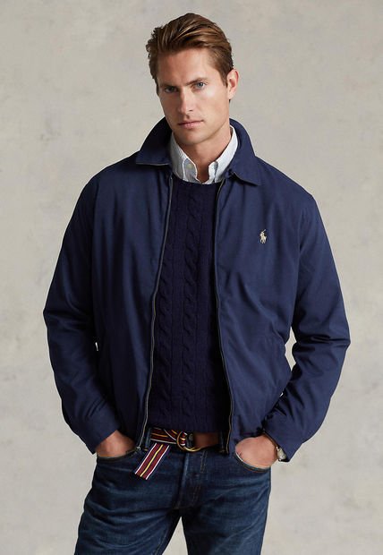 Chaqueta Azul Navy Polo Ralph Lauren Harrington Compra Ahora Dafiti