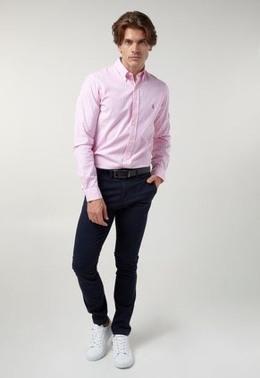 Camisa Blanco-Rosa Polo Ralph Lauren