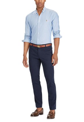 Camisa Azul Polo Ralph Lauren Bsr Blue