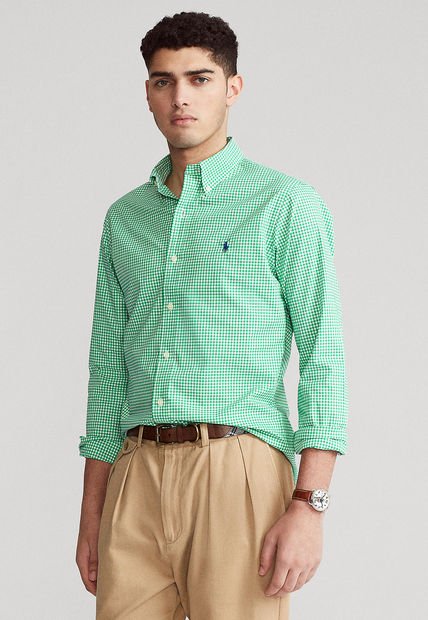 polo ralph lauren camisa verde