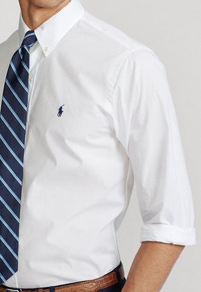 Camisa Blanco-Azul Polo Ralph Lauren