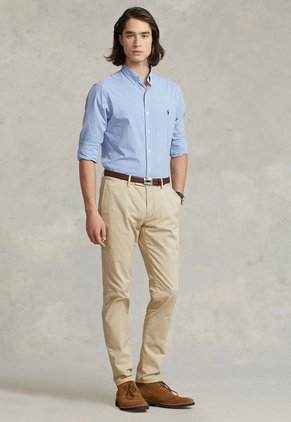 Camisa Azul-Blanco Polo Ralph Lauren