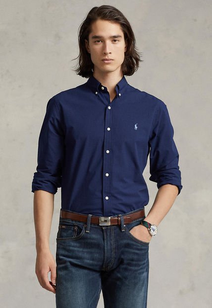 Camisa Azul Navy Polo Ralph Lauren