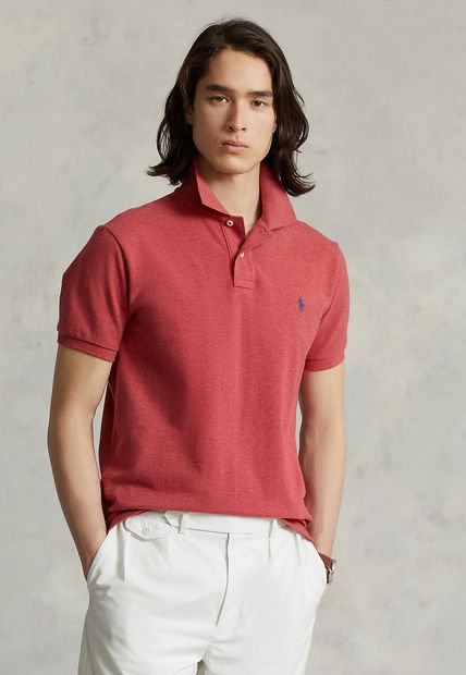Camiseta Polo Rojo Jaspe Polo Ralph Lauren