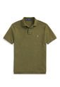 Polo Verde Oliva-Naranja Polo Ralph Lauren Ssl Knt de Polo Ralph Lauren