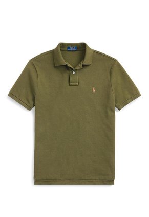 Polo Verde Oliva-Naranja Polo Ralph Lauren Ssl Knt