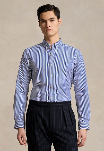 Camisa Azul Navy-Blanco POLO RALPH LAUREN