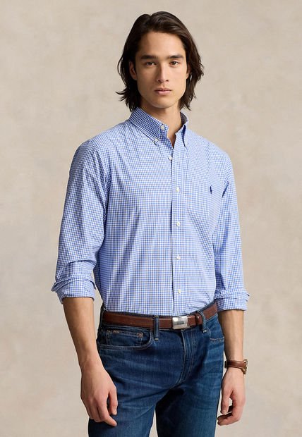 Camisa Azul Navy-Blanco POLO RALPH LAUREN