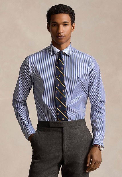Camisa Azul Navy-Blanco POLO RALPH LAUREN