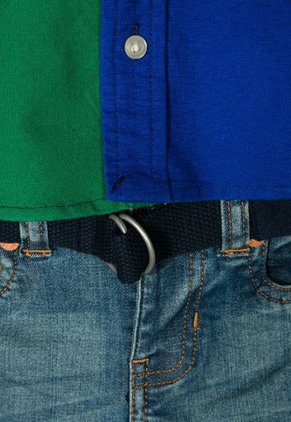 Conjunto Azul-Verde-Rojo Polo Ralph Lauren Kids Oxford Set-St Pns