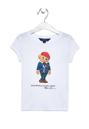 Camiseta Blanco Polo Ralph Lauren Bear Tee Tp Knt