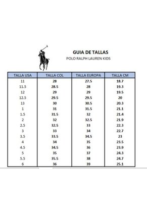 Tenis Polo Ralph Lauren RF102801J Color Gris / Blanco Para Niños